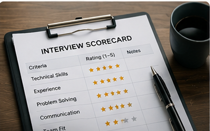 Interview scorecard